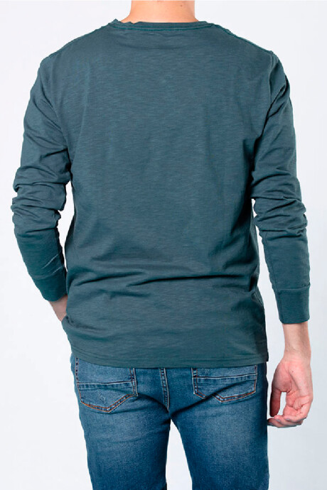 T-SHIRT ML MARK E23 RUSTY Petroleo