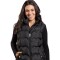 CHERRY PUFFY VEST BLACK