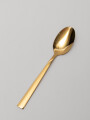 Cuchara Asher De Postre Set 4 Un. Dorado Brillante Color Unico