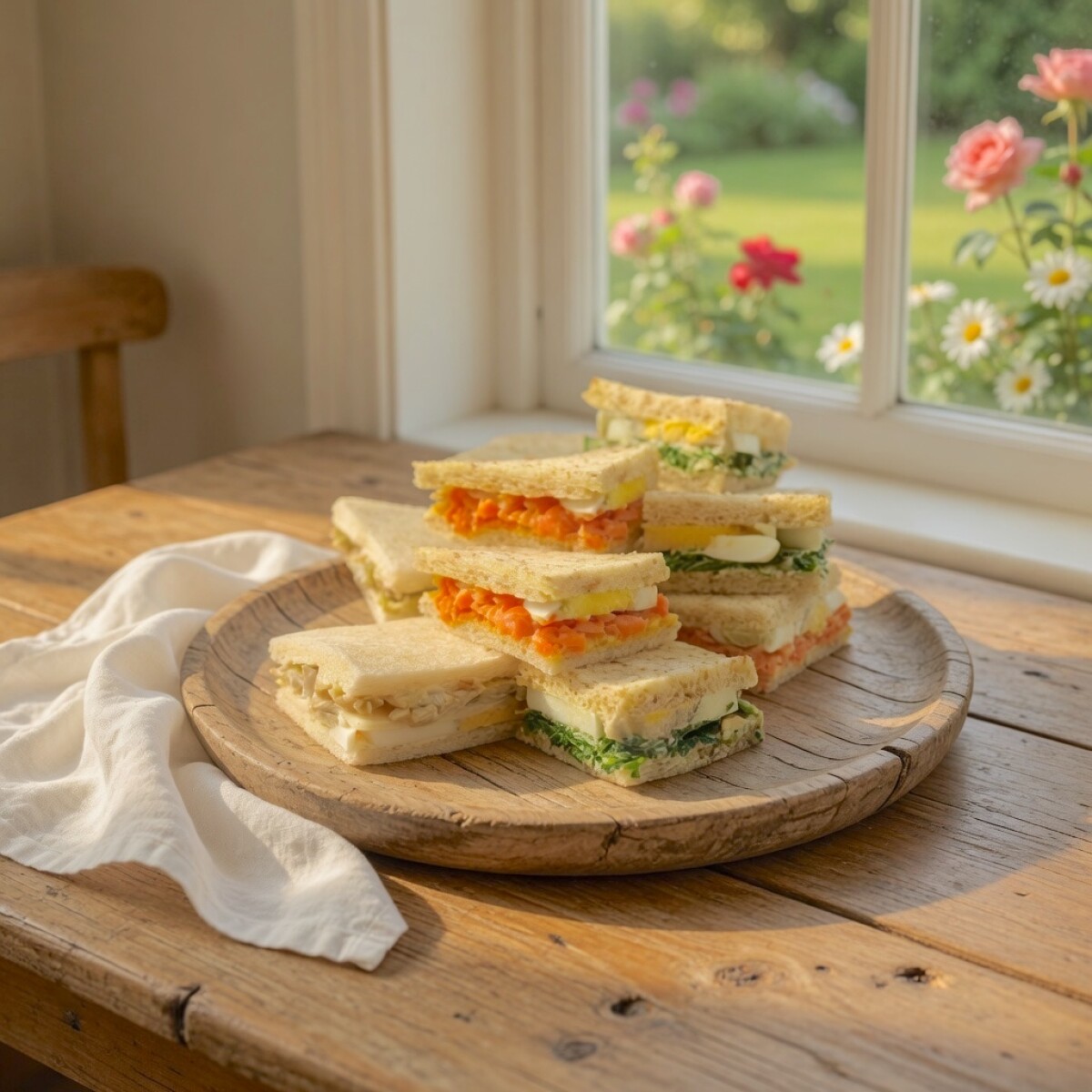24 Sándwiches Surtidos Vegetarianos 