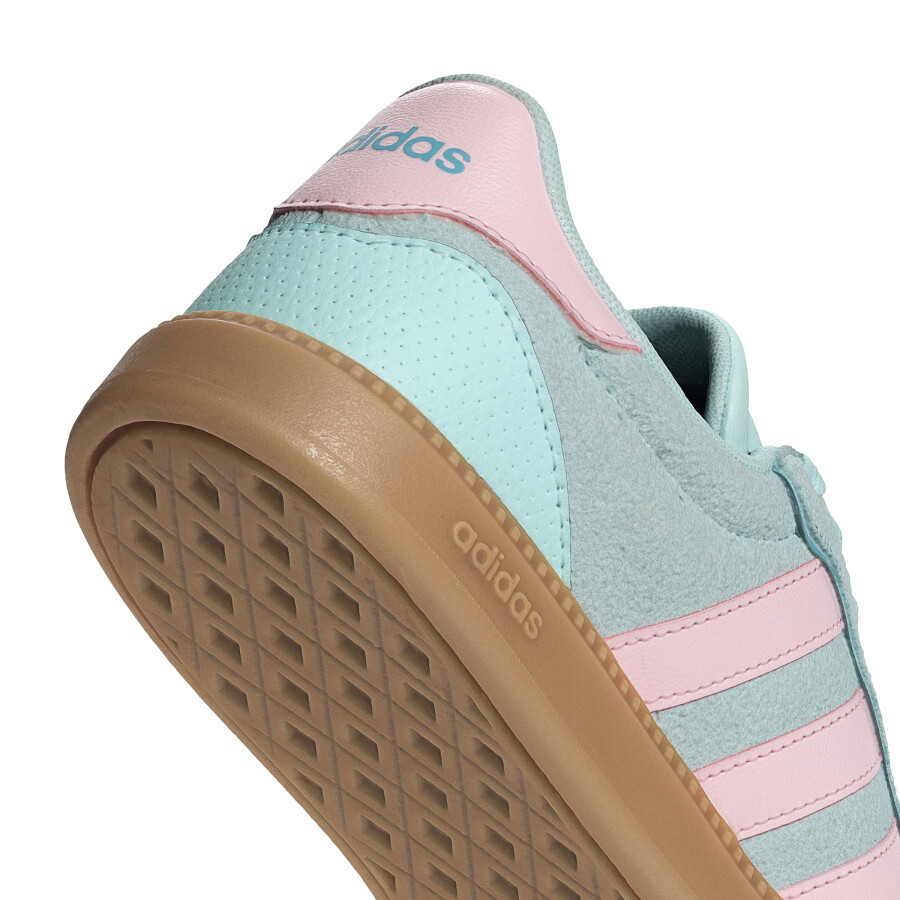 Championes de Mujer Adidas Breaknet Sleek Verde - Rosado
