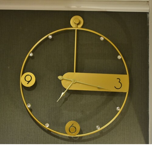 Reloj de Pared Dorado Reloj de Pared Dorado