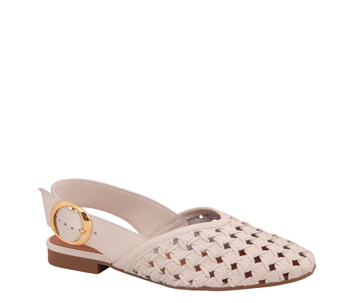 Zapatos de Mujer Bottero Tira Trasera Marfil
