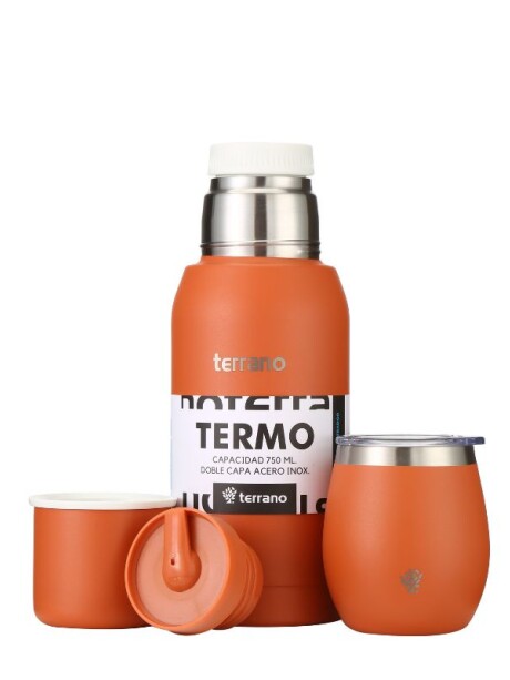 Kit Completo - Termo 750ML + Mate + Matera Bolsito Terracota