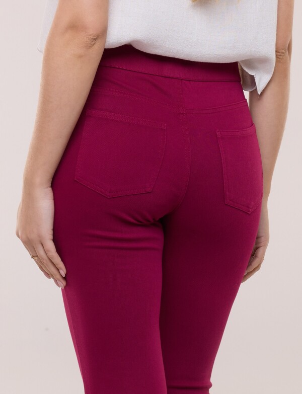 Jegging Slim BORDEAUX