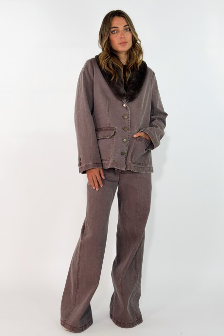 CHAQUETA RENZA Marron