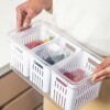 Organizador de heladera con 3 Cestas 5 Lts OU Organizador de heladera con 3 Cestas 5 Lts OU
