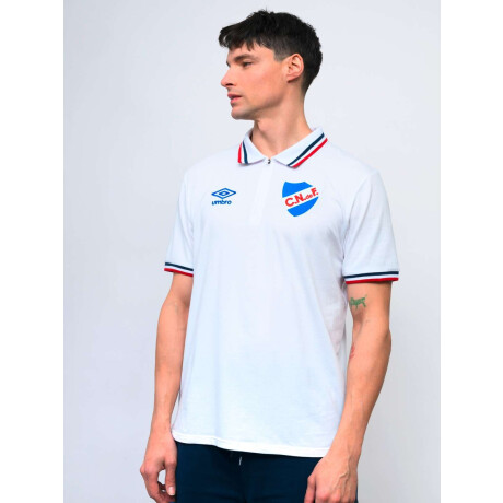 Polo Enkel de Hombre Blanco