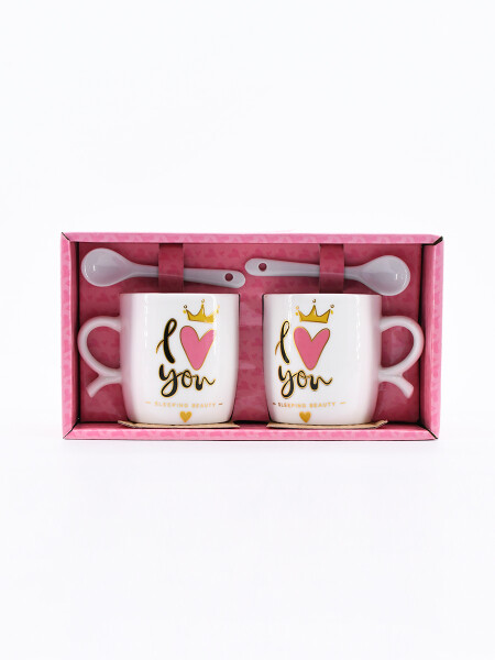 TAZAS LOVE NEGRO