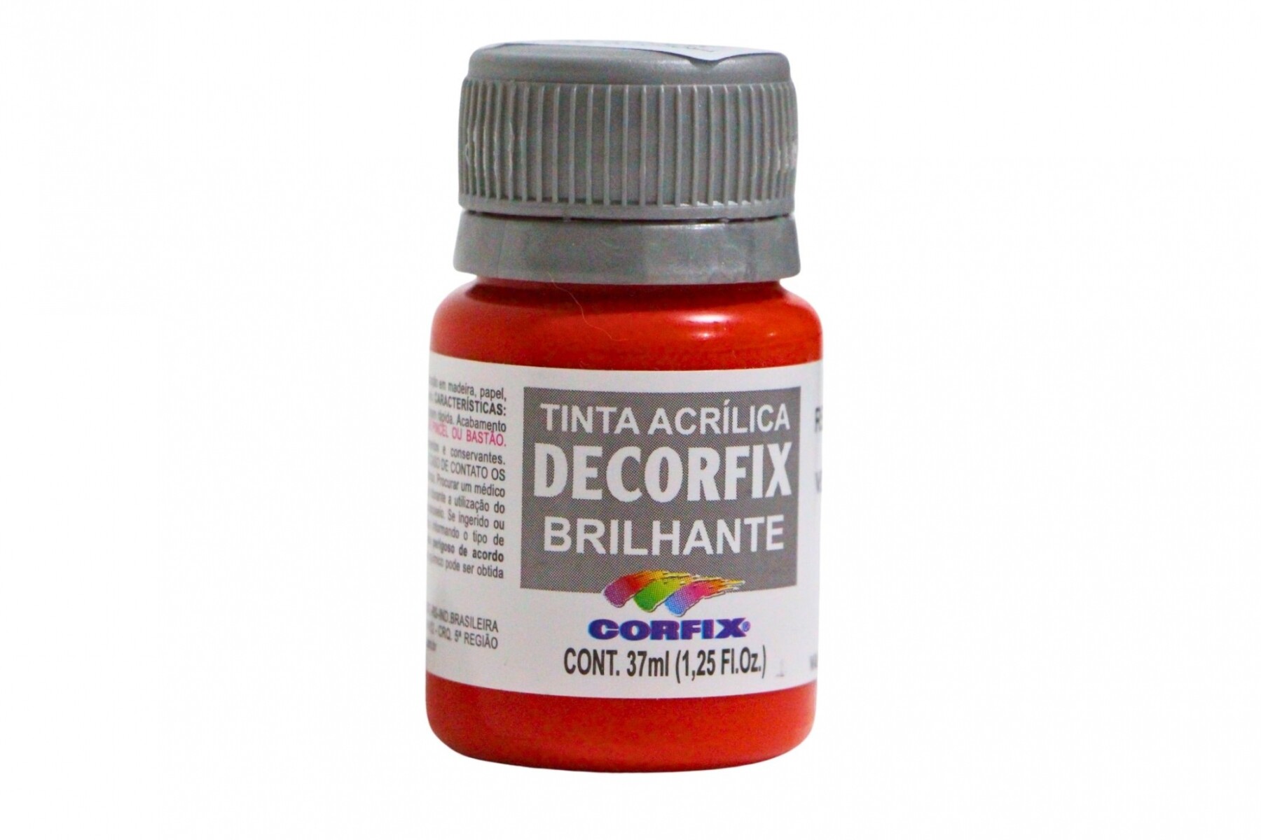 PINTURA ACRILICA CORFIX 37 ML COLOR ROJO FUEGO 313 
