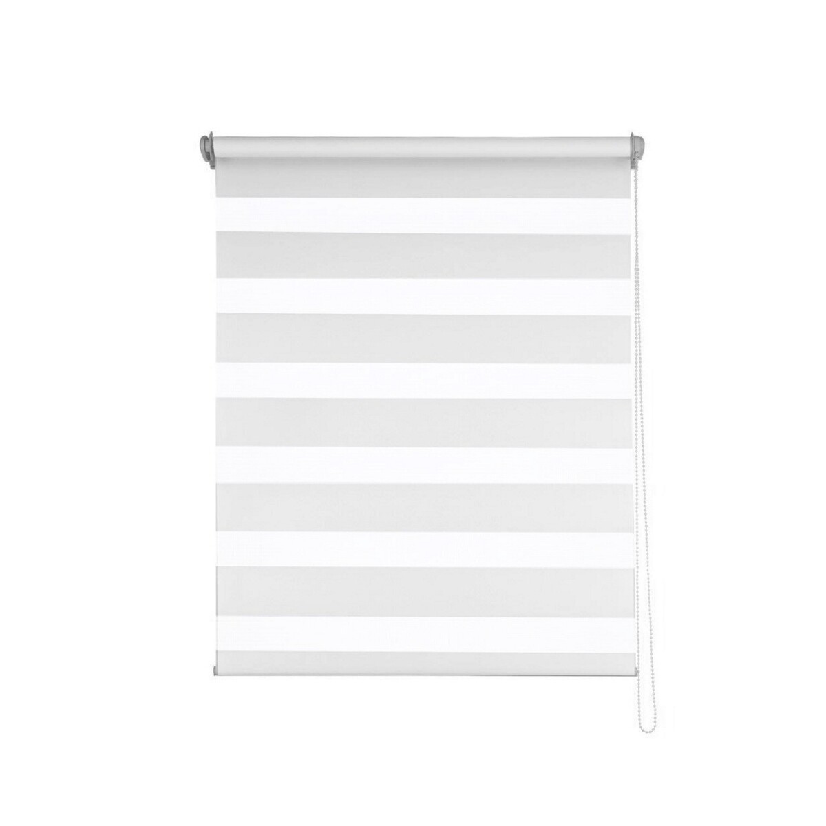 Cortina Roller Zebra Simple Lumax 1.4 X 2.1m Gran Calidad - Blanco 