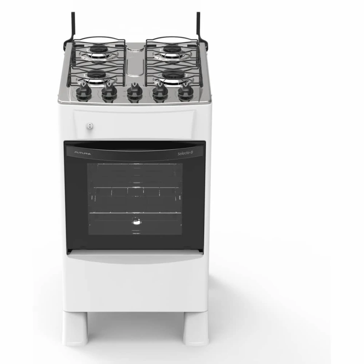 Cocina a supergas Futura Selecta Blanca 