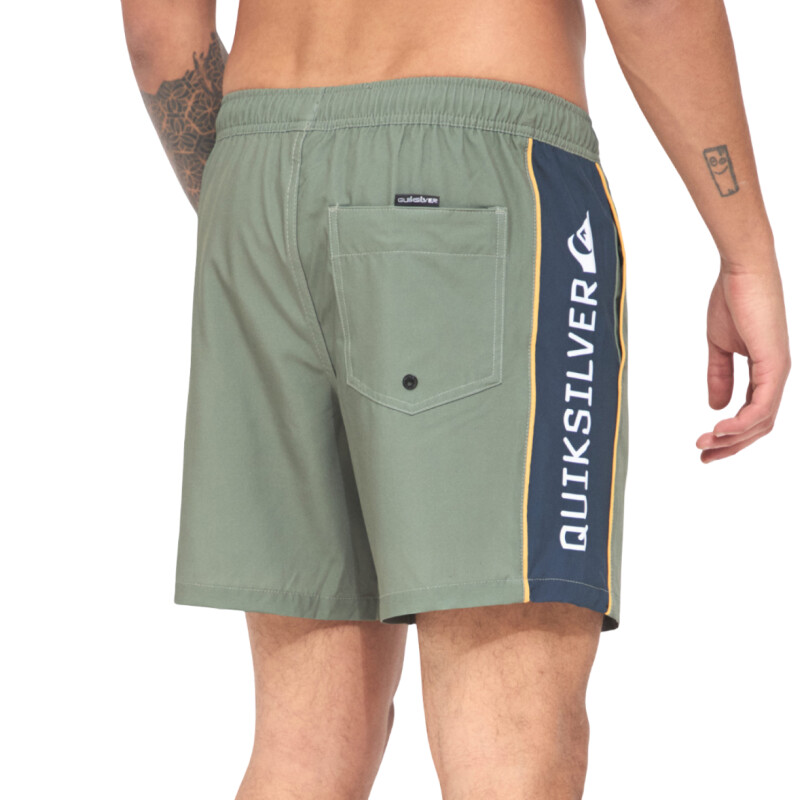 Short Quiksilver Franja Logo - Verde Short Quiksilver Franja Logo - Verde