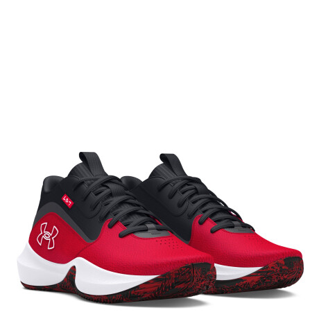 Championes Unisex Under Armour Lockdown 7 Rojo - Negro