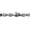 Pulsera oval con zirconias - Plata 925 - piedra zirconia - PU3897 conpiedra