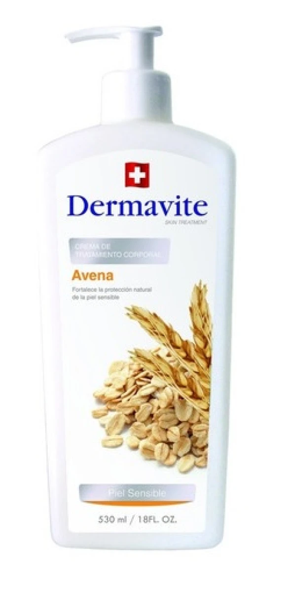 CREMA DERMATIVE CORPORAL PIEL SENSIBLE C/AVENA Y VALVULA 530 CC 