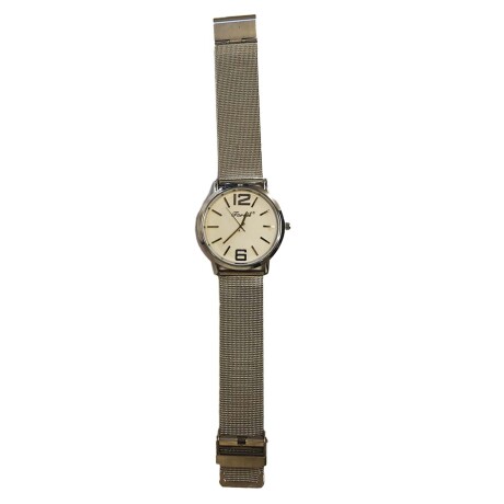 Reloj de Pulsera para Mujer Diseño Moderno Urbano Elegante Plateado