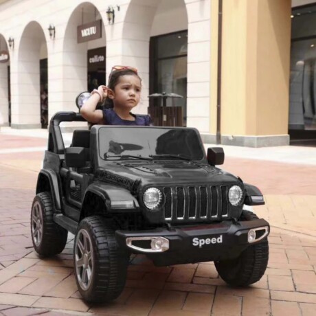 Jeep a Batería Bebesit Renegade 12v Luces NEGRO