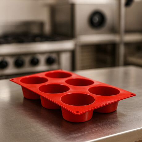 Molde de Silicona Muffins 6 Cavidades Molde de Silicona Muffins 6 Cavidades