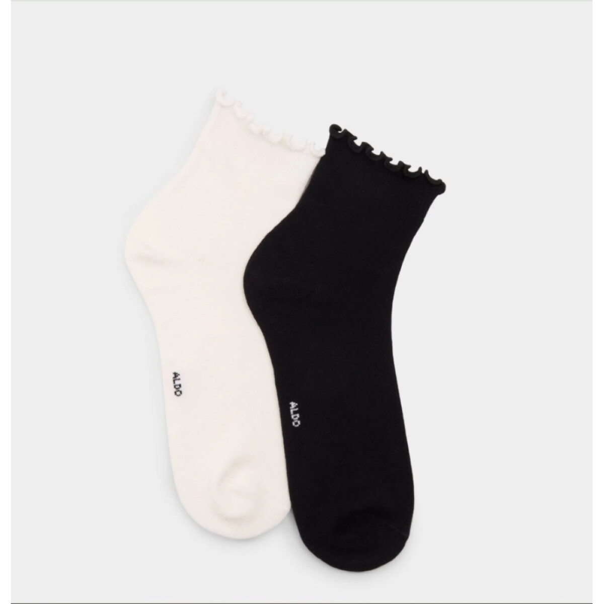 FRILLUXE BLACK/WHITE - BLACK/WHITE 