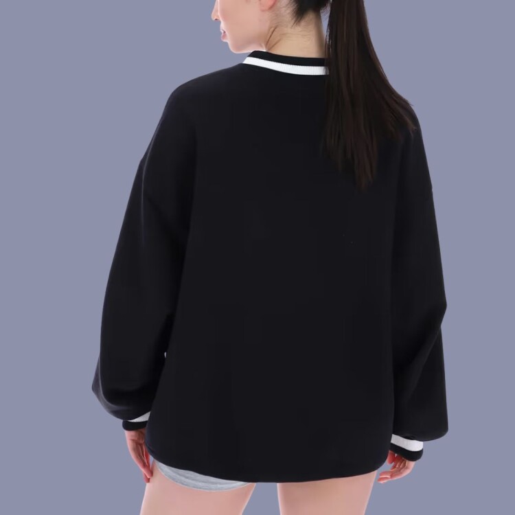 BUZO MUJER FIT V-NECK PULLOVER FILA NEGRO