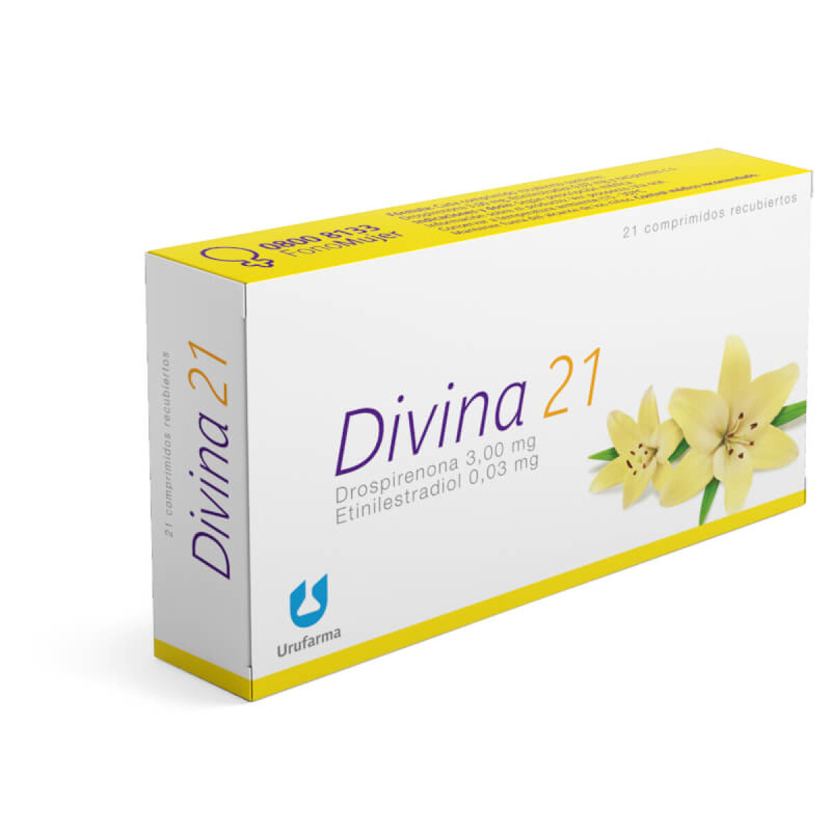 Anticonceptivas Divina - 21 comprimidos 