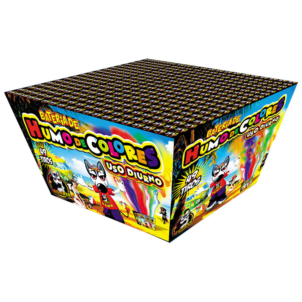 Torta Humo de Colores 49 Tiros 