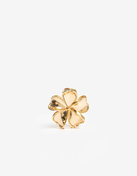 Broche Metal Broche Metálico Flor - Dorado