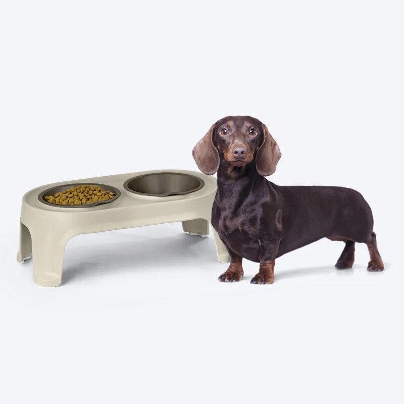 Comedero para mascota Rimax Small Taupe