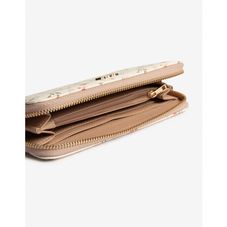 Billetera Formato Fichero Estampado Flores