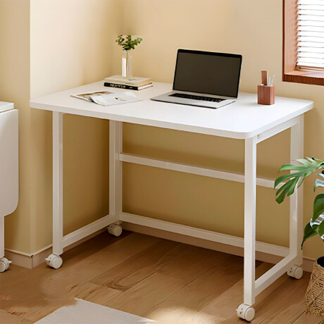 Escritorio Plegable con Ruedas 100cm MDF Metal 718-3 001