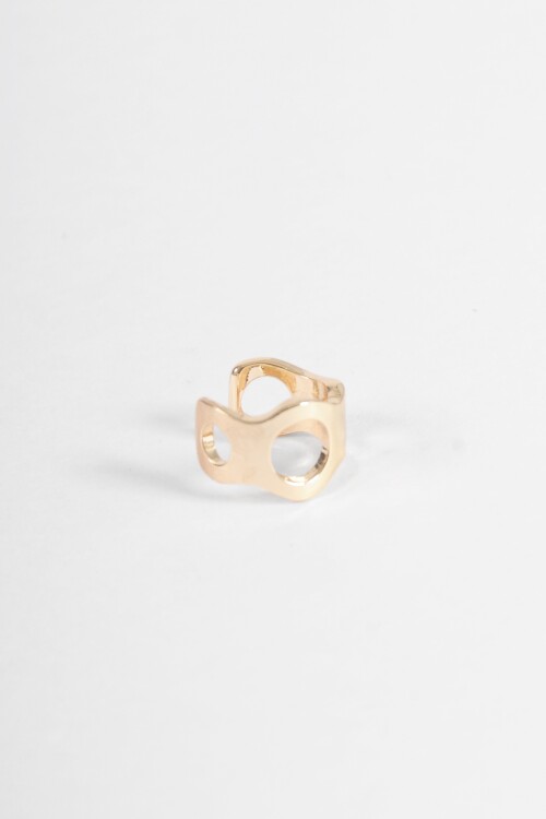 Earcuff calado dorado