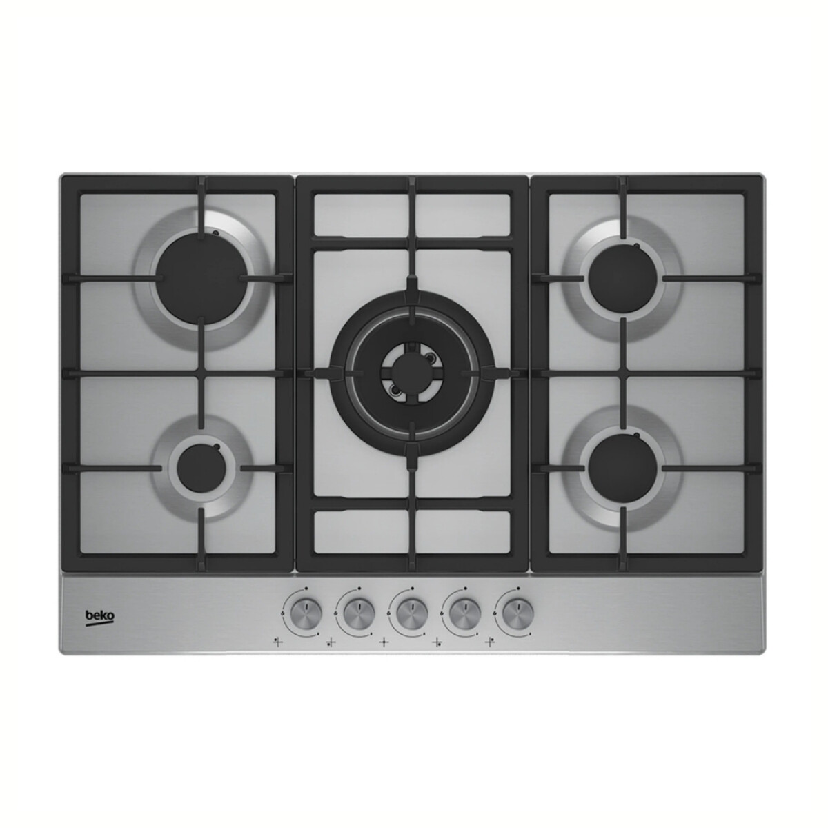 Anafe A Gas 5 Hornallas Inox - Modelo HIAW 75225 SL - Beko 