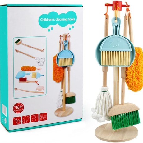Juego de Limpieza para Niños de Madera con Accesorios 001