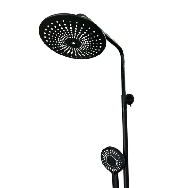 BARRAL DE DUCHA CON GRIFERIA RIMONTTI - NEGRO BARRAL DE DUCHA CON GRIFERIA RIMONTTI - NEGRO