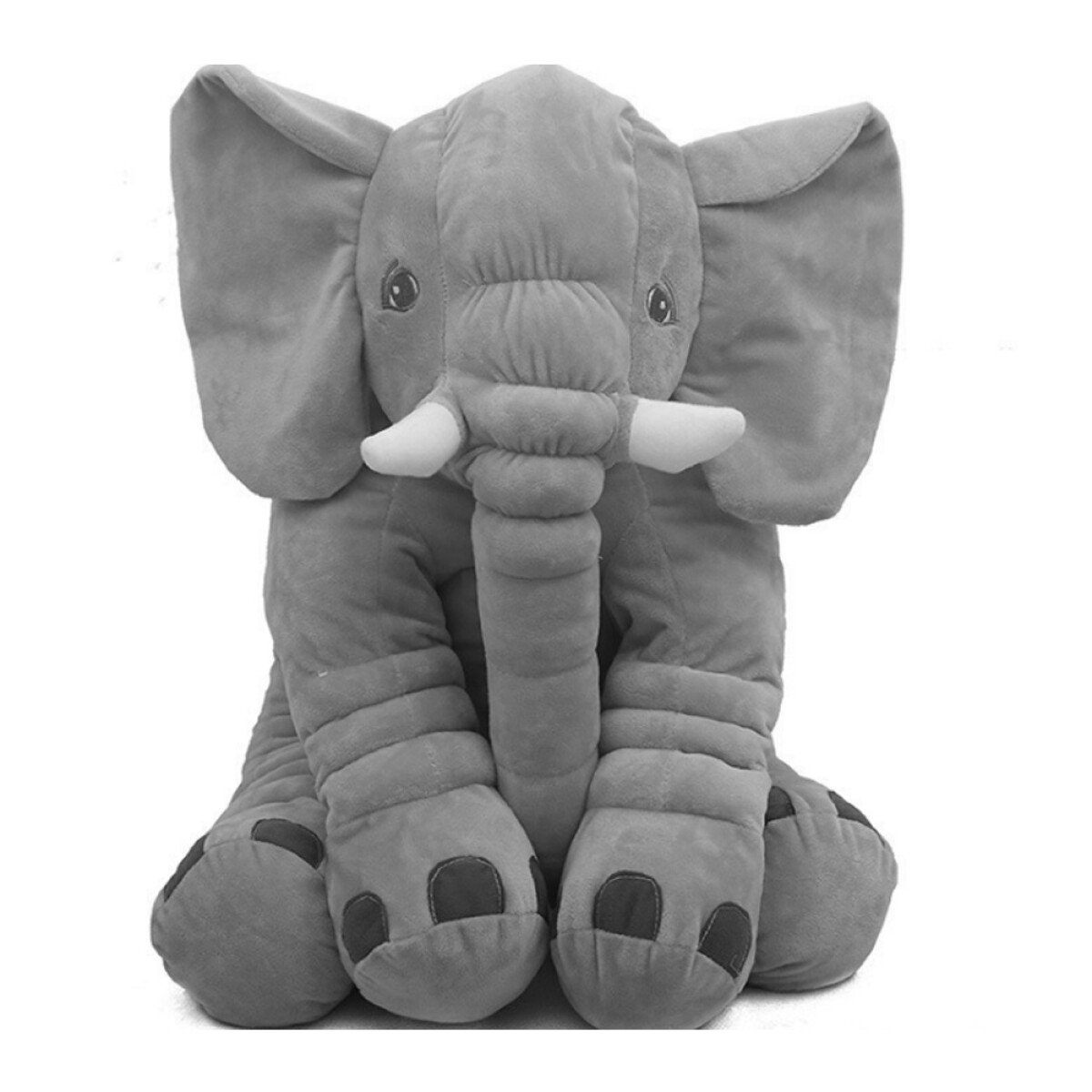 Almohadón Elefante Peluche de Felpa Almohada de Apego - Gris 