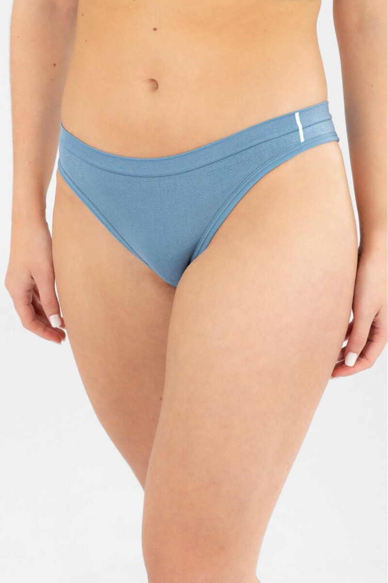 Bikini hibisco - Azul 