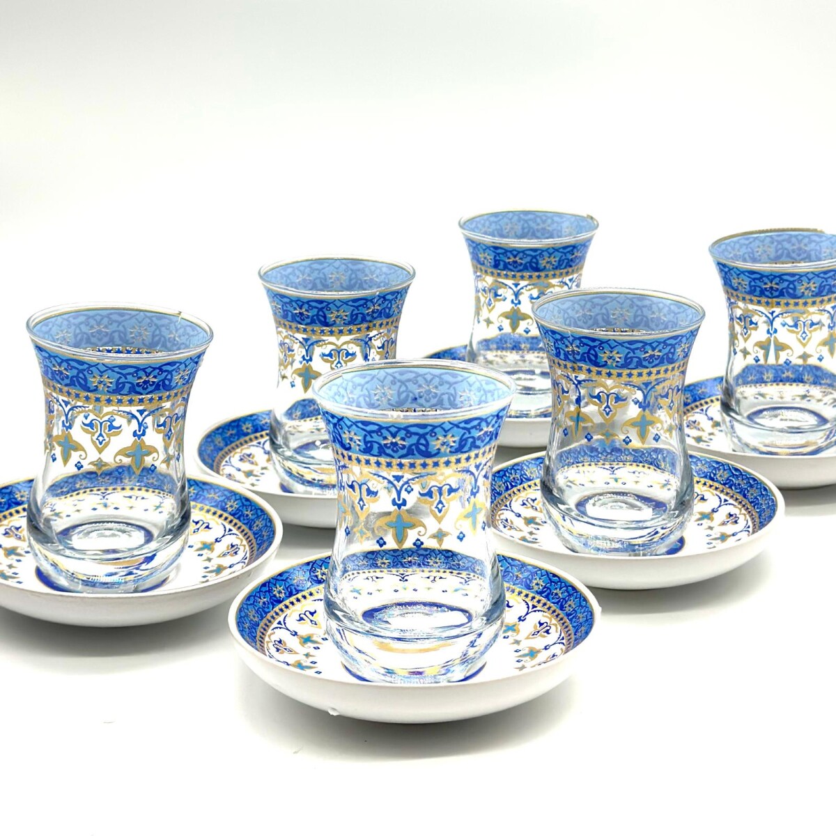 Juego de té color plato cerámica - Modelo 4 