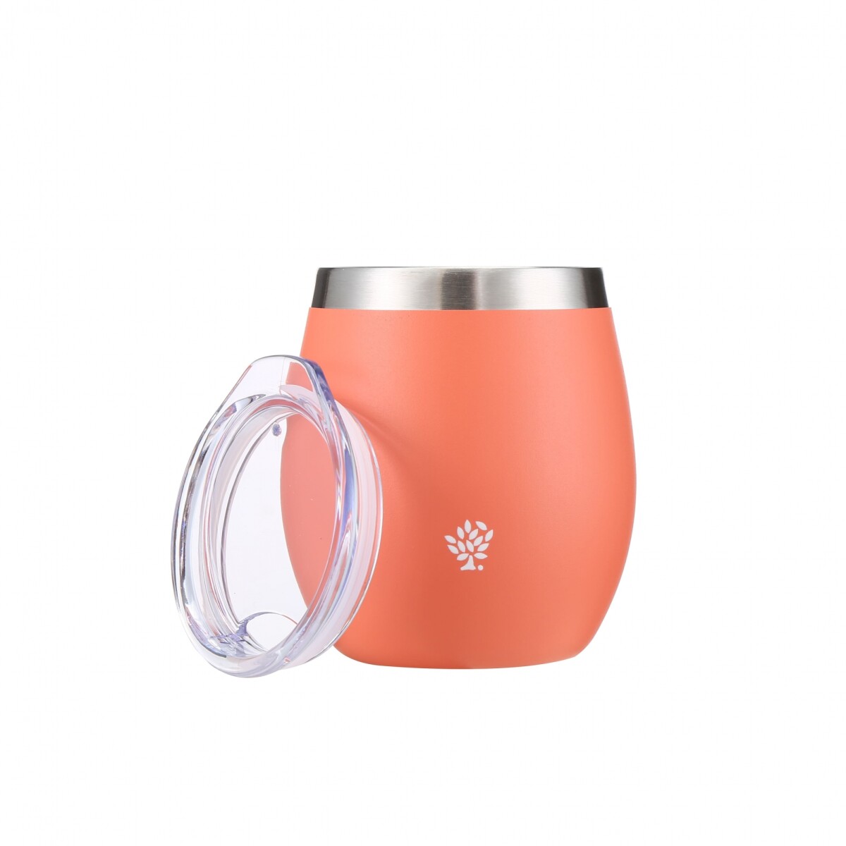 MATE TERRANO ACERO C/ TAPA 130ML - CORAL 