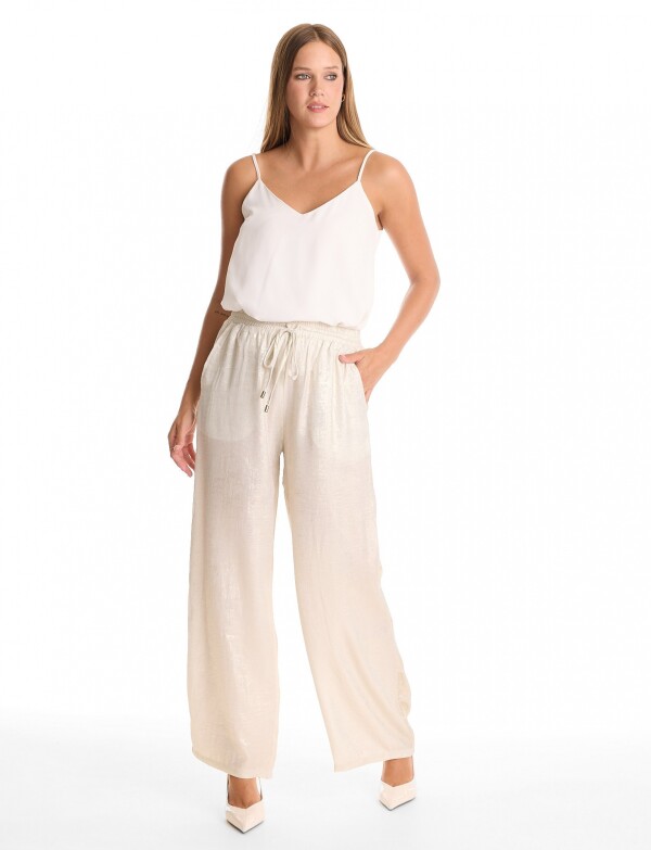 Pantalon Brillo CRUDO