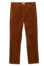 LEONA VELOUR TROUSERS Marron