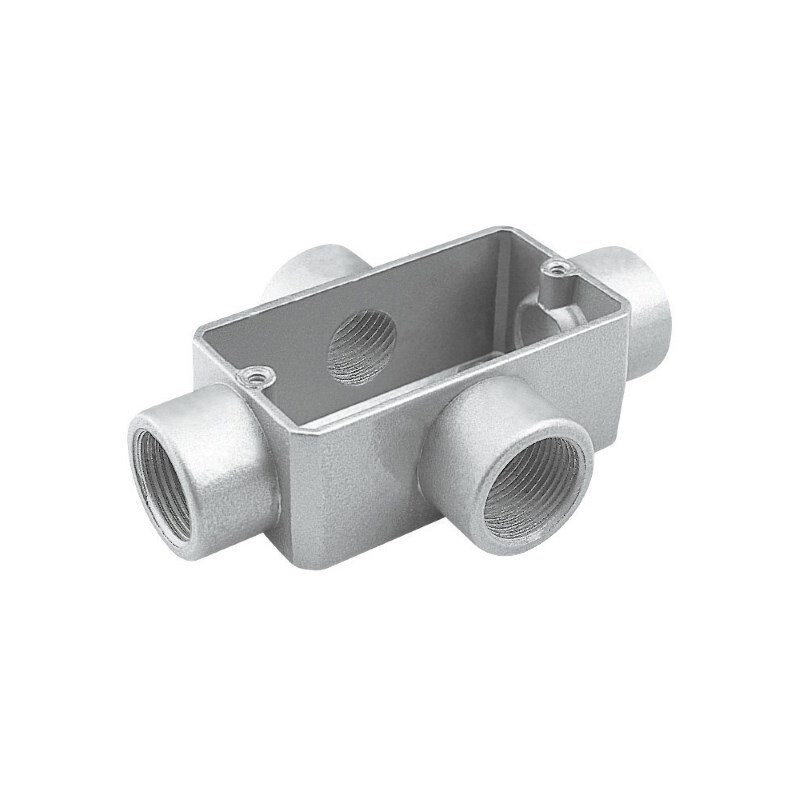 ""CAJA DE DERIVACION ""X"" 1.1/4"" TRAMONTINA" ""CAJA DE DERIVACION ""X"" 1.1/4"" TRAMONTINA"