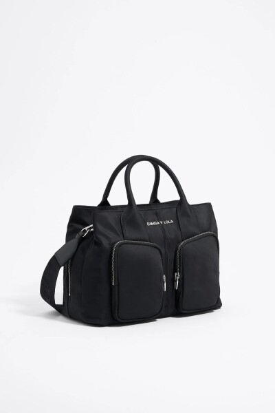 BOLSO DE MANO POCKET GRANDE NY Negro
