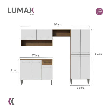 Mueble de cocina Compacto 229 cm Mueble de cocina Compacto 229 cm