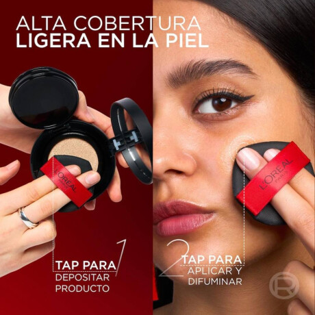 Base de Maquillaje Loreal Paris 24 H Air Wear Cushion Tono 140