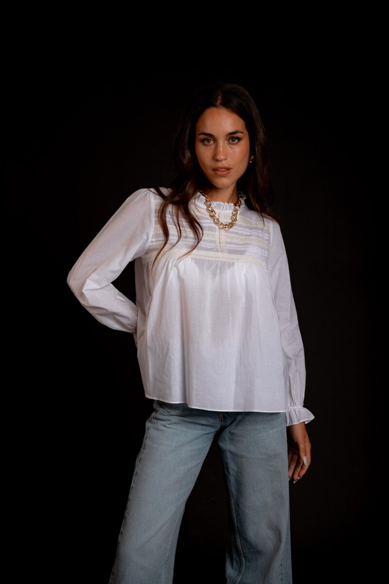 Camisa Agustina - blanco 