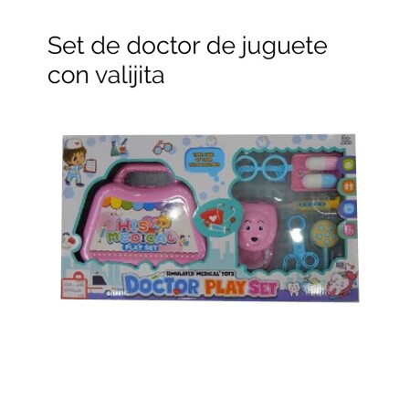 Set De Doctor De Juguete Con Valija Unica