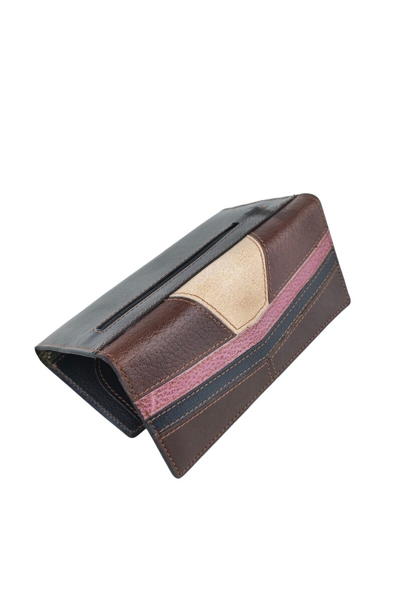 Billetera patchwork 100% cuero opción 3