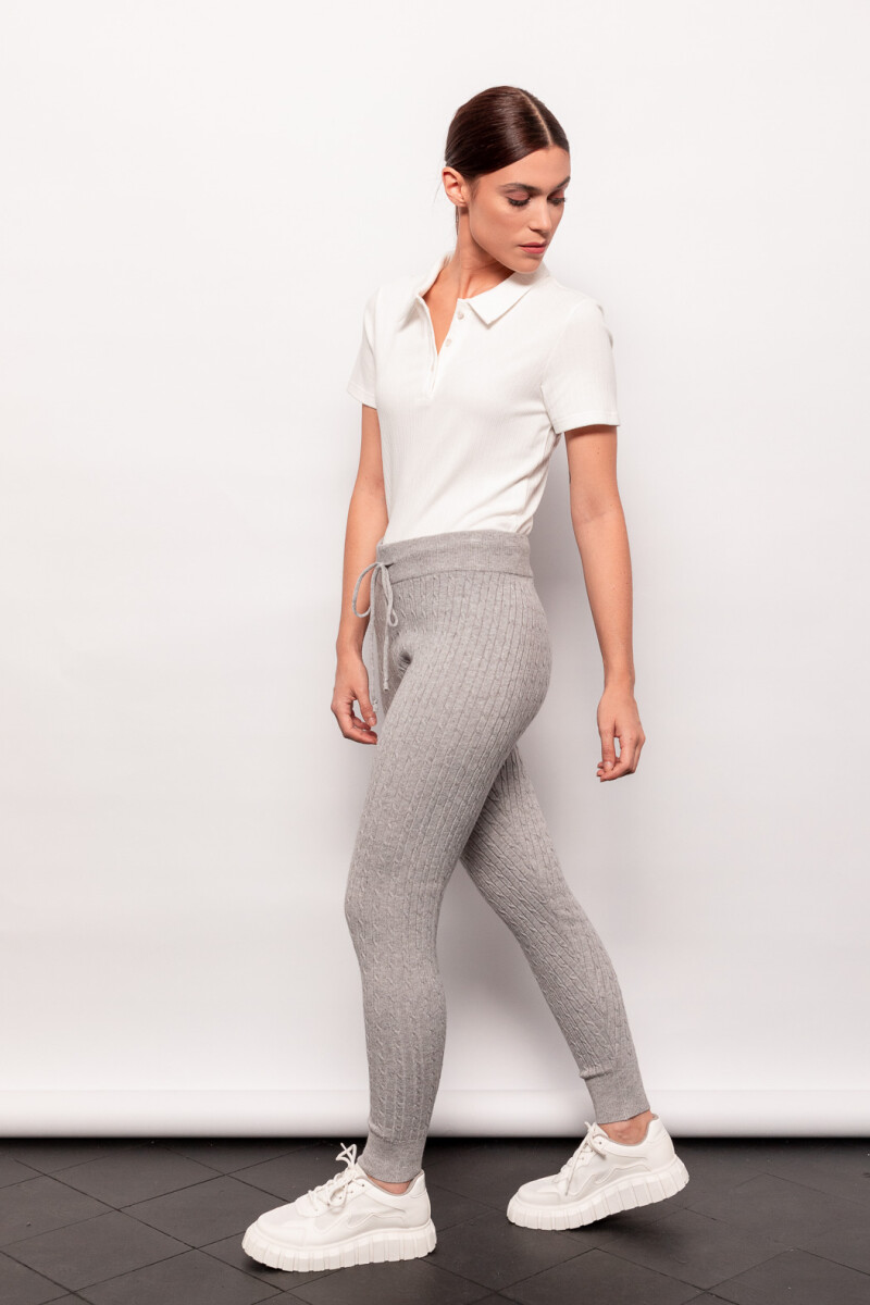 BABUCHA ROBERTA Gris Melange