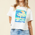T-SHIRT JERVIS RUSTY Blanco